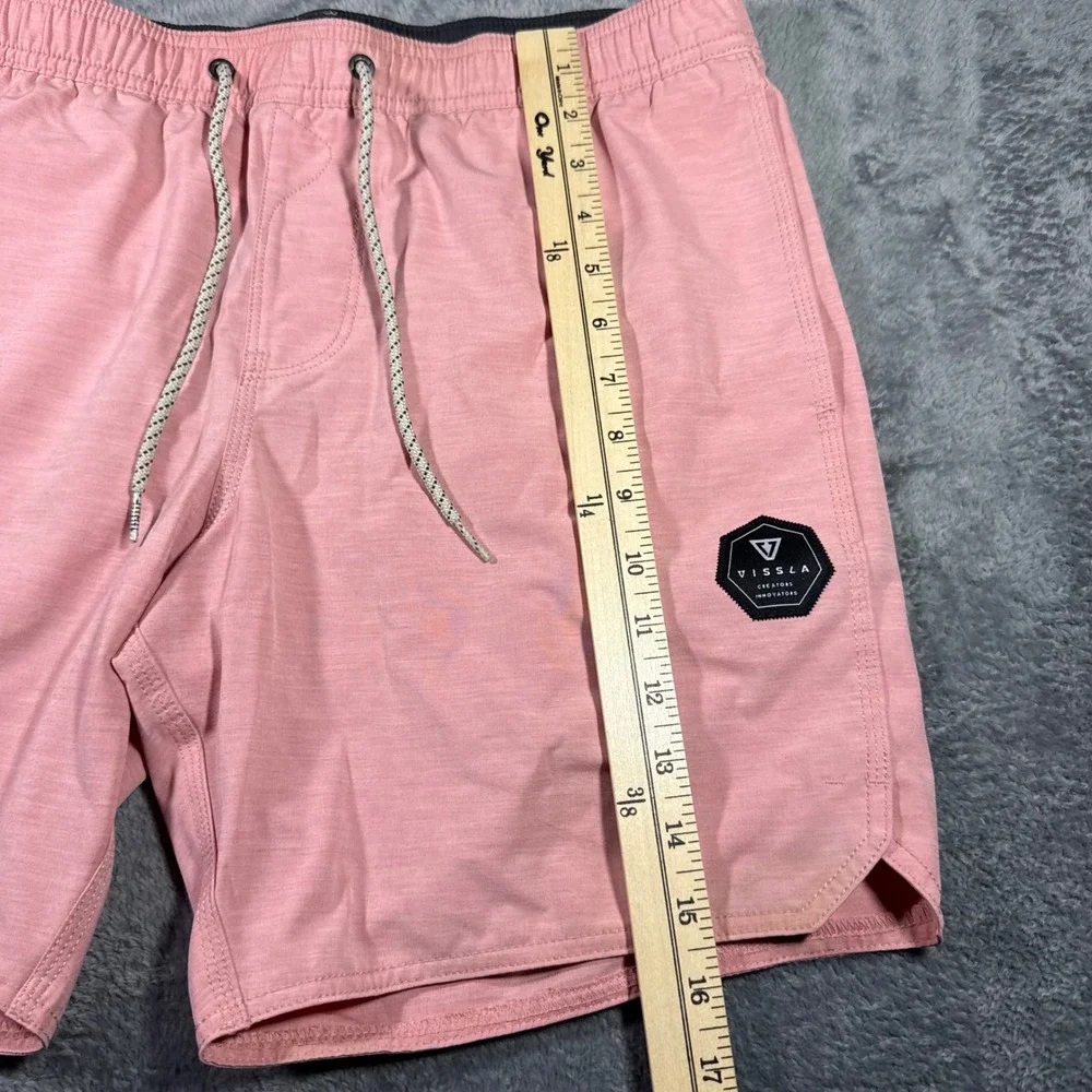 Vissla Ecolastics Mens Pink Upcycled Coconut Stretch Board Shorts M M1307BRE